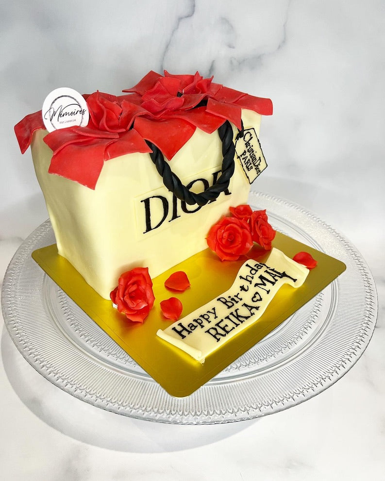 [B2341]Dior bag cake