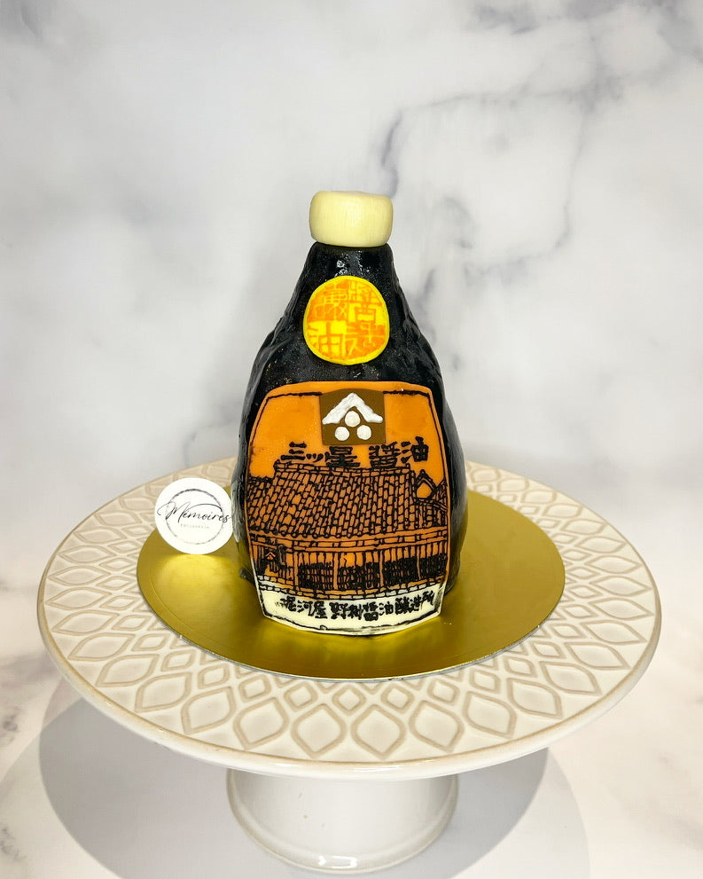 [B2340]"Shoyu"bottle cake