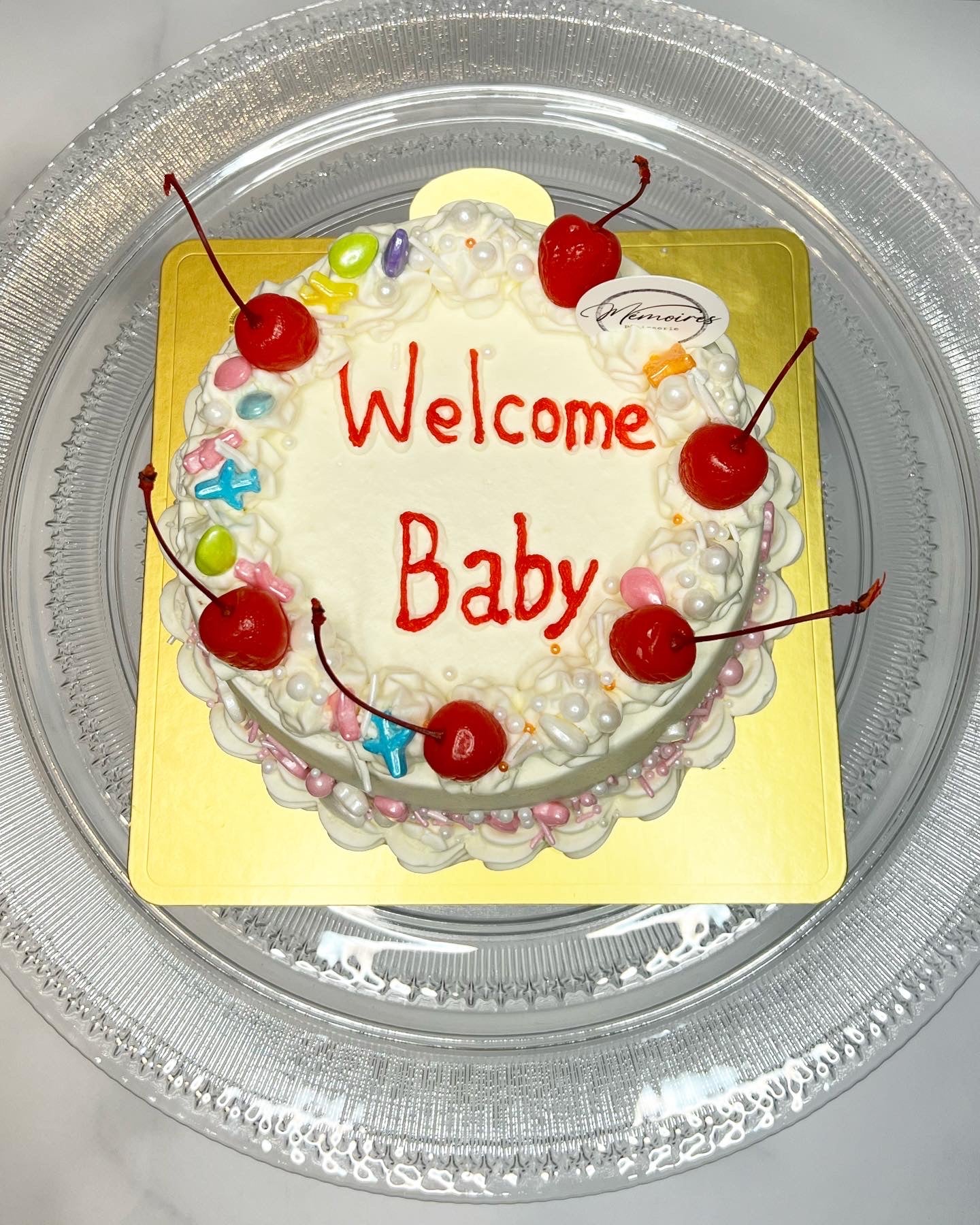 [B2303] Baby shower cake
