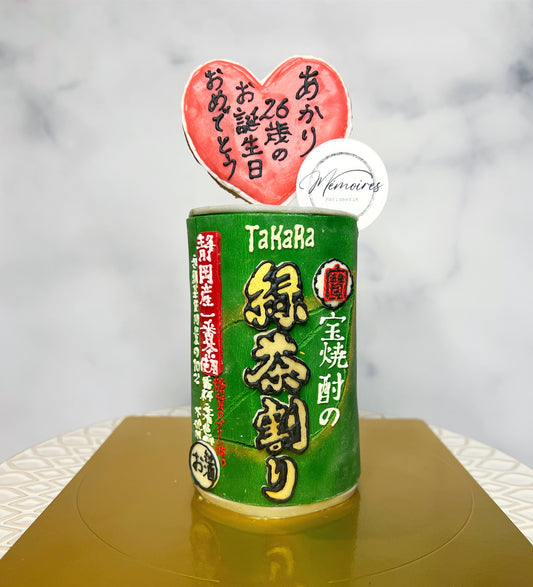 [A2216] "緑茶割り”Comedy cake