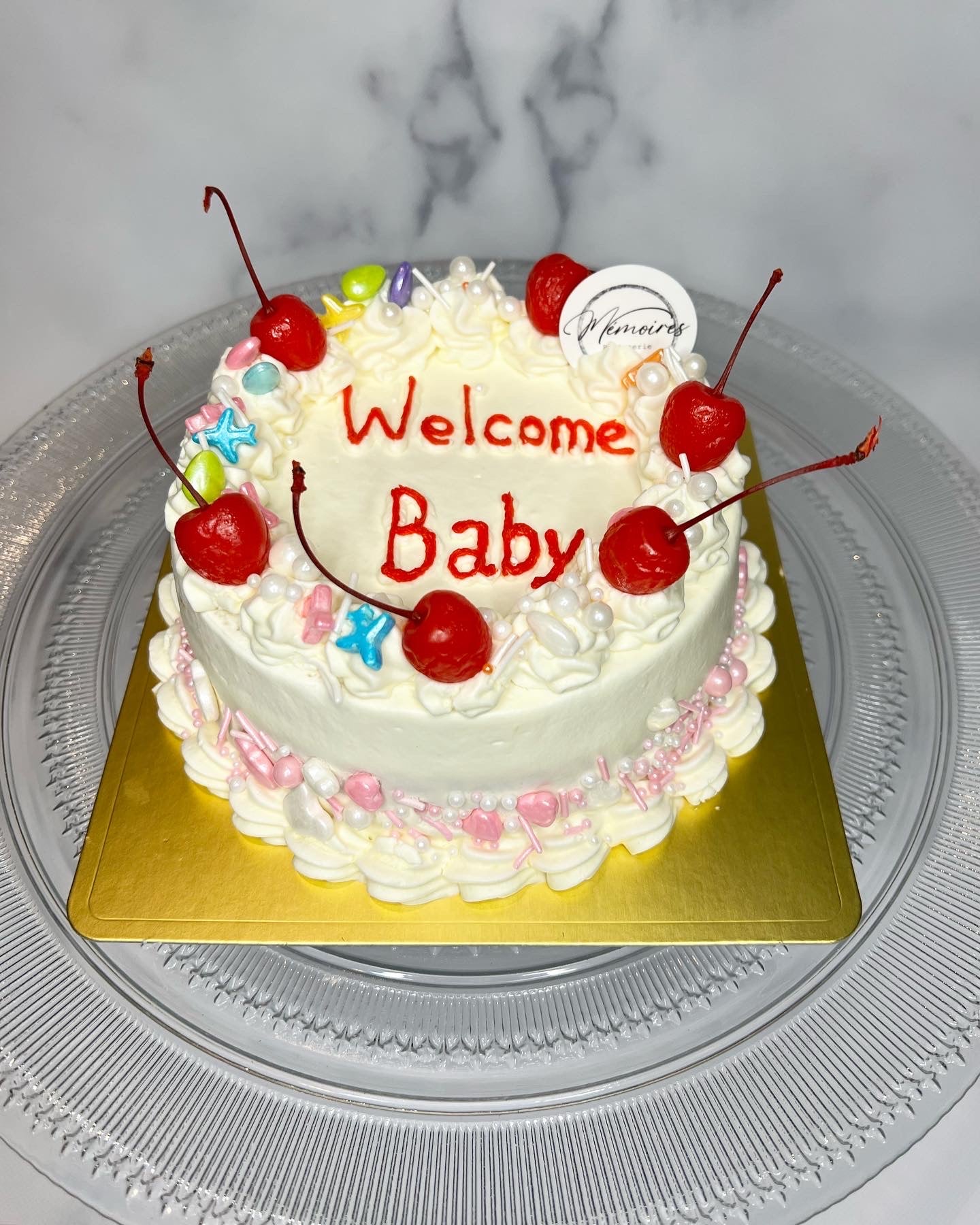 [B2303] Baby shower cake